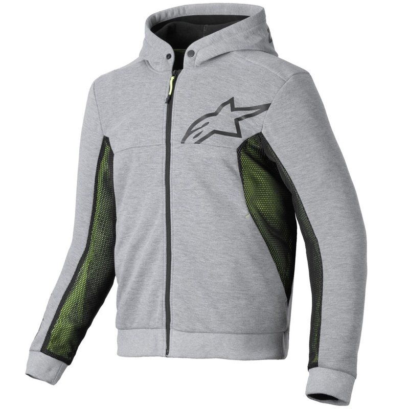 Motoristični pulover Alpinestars Chrome Air Sport sivo-črno-temno kaki