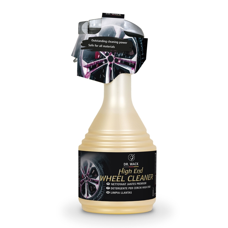 Čistilo za platišča v gelu, ki reagira z železovimi nečistočami Dr. Wack High End Wheel Cleaner 750 ml