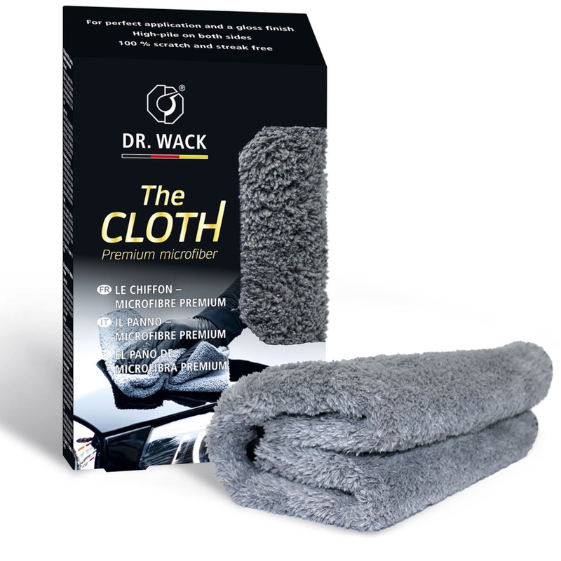 Gosta vrhunska krpa za končno poliranje Dr. Wack The Cloth siva