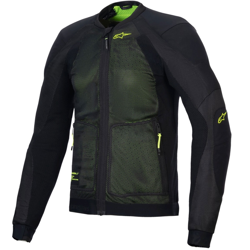 Alpinestars TROOP-AIR motoristična jakna črno-fluo rumena