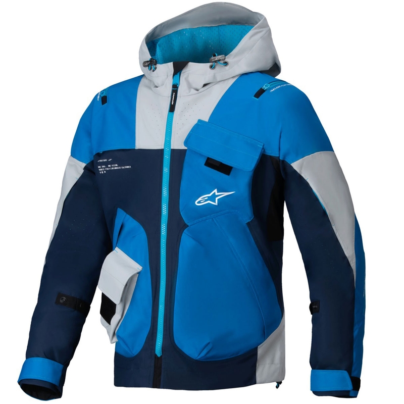 Motoristična jakna Alpinestars MOGRESS AIR modra-temno modra-siva