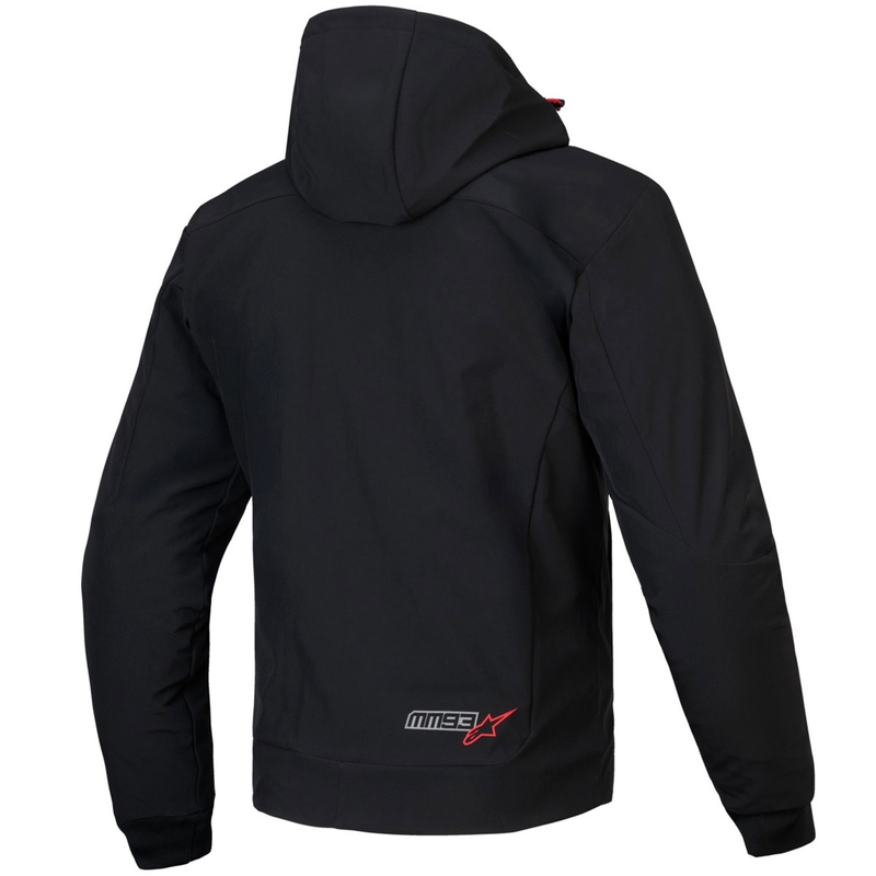 Alpinestars RADIUM TECH HOODIE MM93 motoristična jopa črno-rdeče-siva