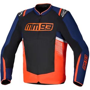 Alpinestars T-SPS Air V2 MM93 motoristična jakna, kolekcija fluo, rdeča-modra-črna-bela