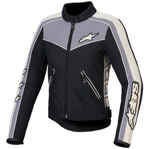 Alpinestars Stella T-Dyno vodoodporna ženska motoristična jakna črna-temno siva-siva-bež