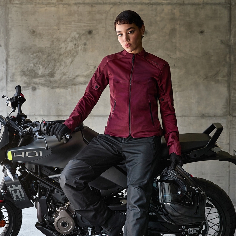 Alpinestars STELLA C-1 AIR ženska motoristična jakna vijolična