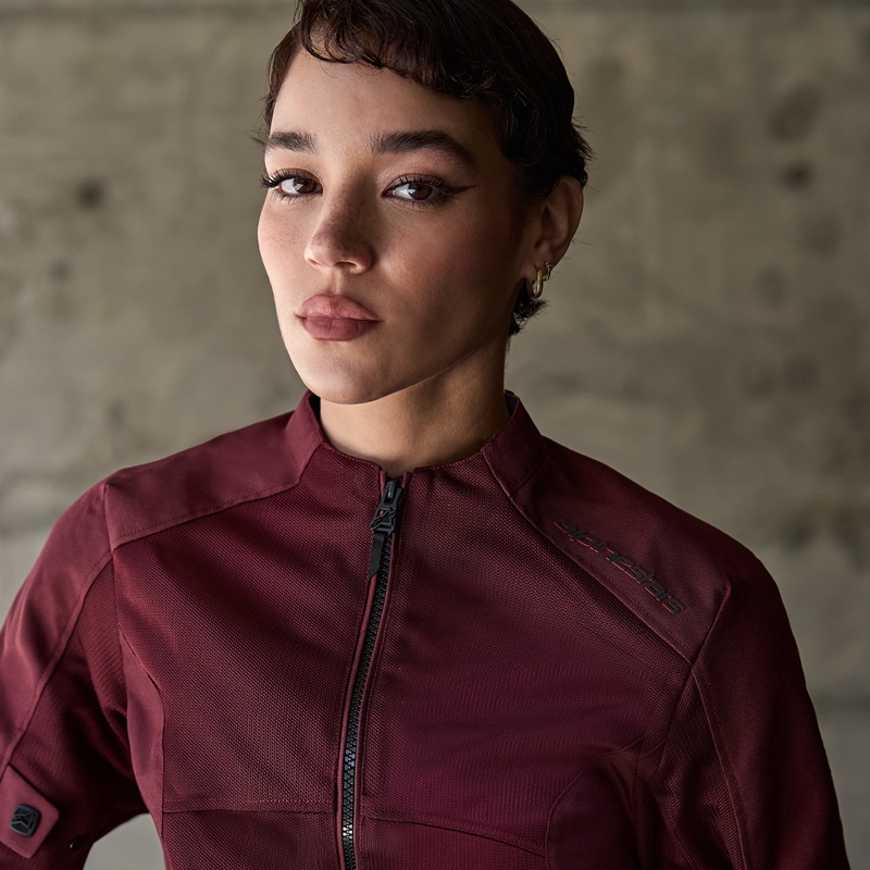 Alpinestars STELLA C-1 AIR ženska motoristična jakna vijolična