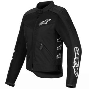 Ženska motoristična jakna Alpinestars STELLA T-DYNO AIR črno-bela
