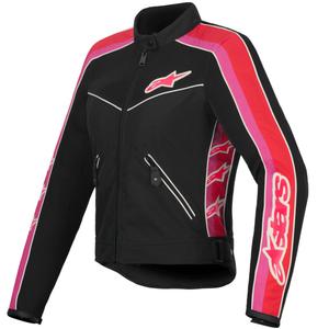Alpinestars STELLA T-DYNO AIR ženska motoristična jakna črna-rdeča-roza-bela
