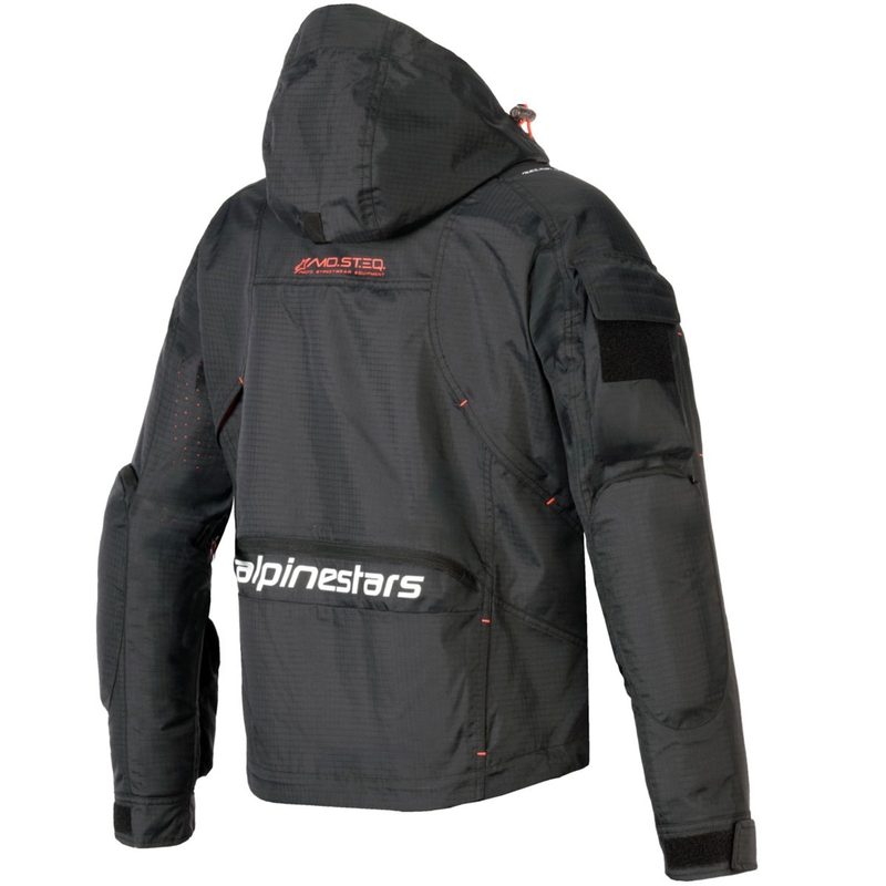 Ženska motoristična jakna Alpinestars MOLLY AIR črno-fluo koralna