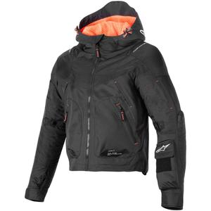 Ženska motoristična jakna Alpinestars MOLLY AIR črno-fluo koralna