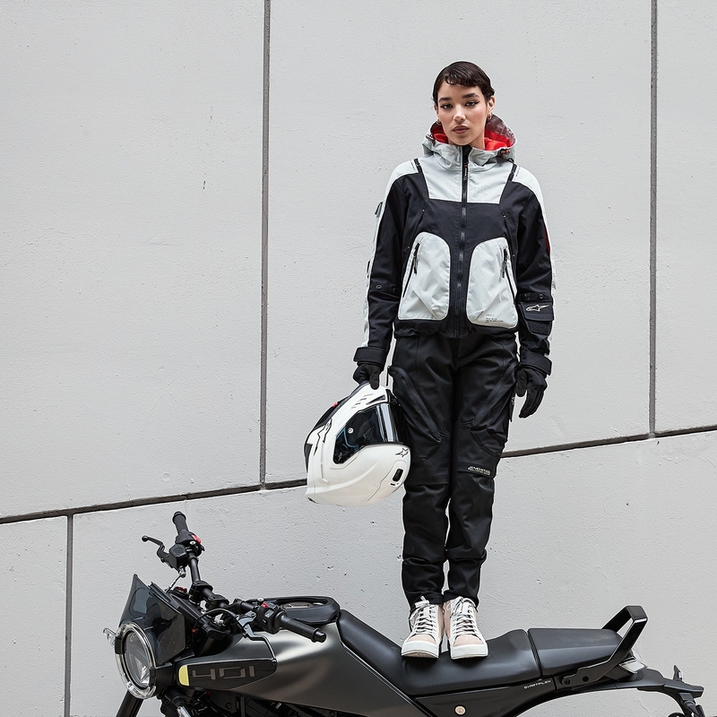Ženska motoristična jakna Alpinestars MOLLY AIR črno-mandljeva