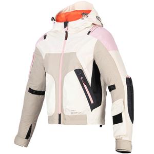 Ženska motoristična jakna Alpinestars MOLLY AIR peščeno-roza-mandljeva