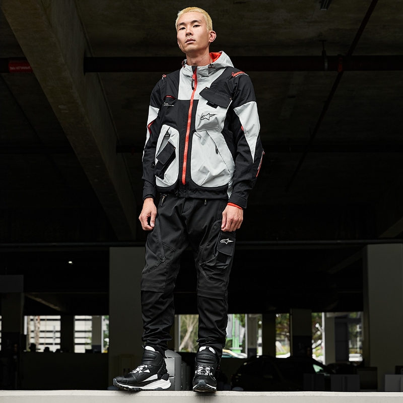 Črne motoristične hlače Alpinestars ACTEON