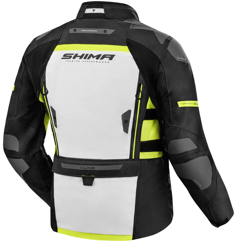 Motoristična jakna Shima Dune fluo rumena