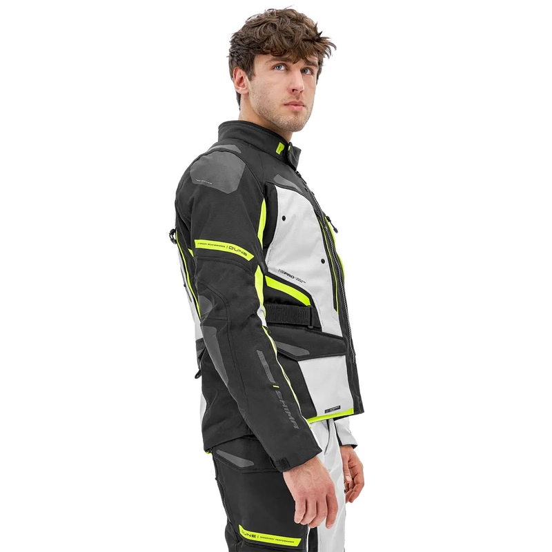 Motoristična jakna Shima Dune fluo rumena