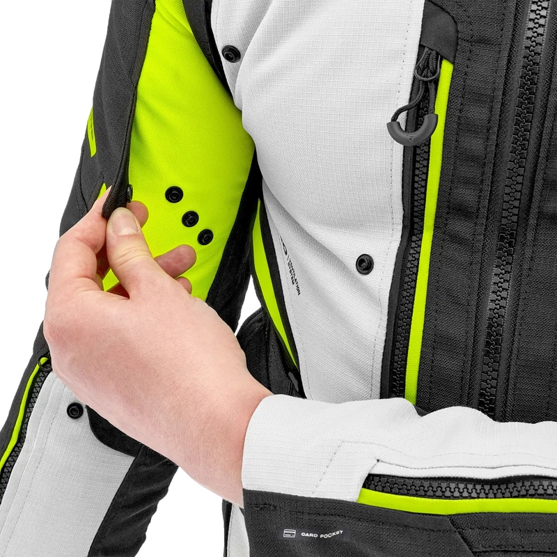 Motoristična jakna Shima Dune fluo rumena