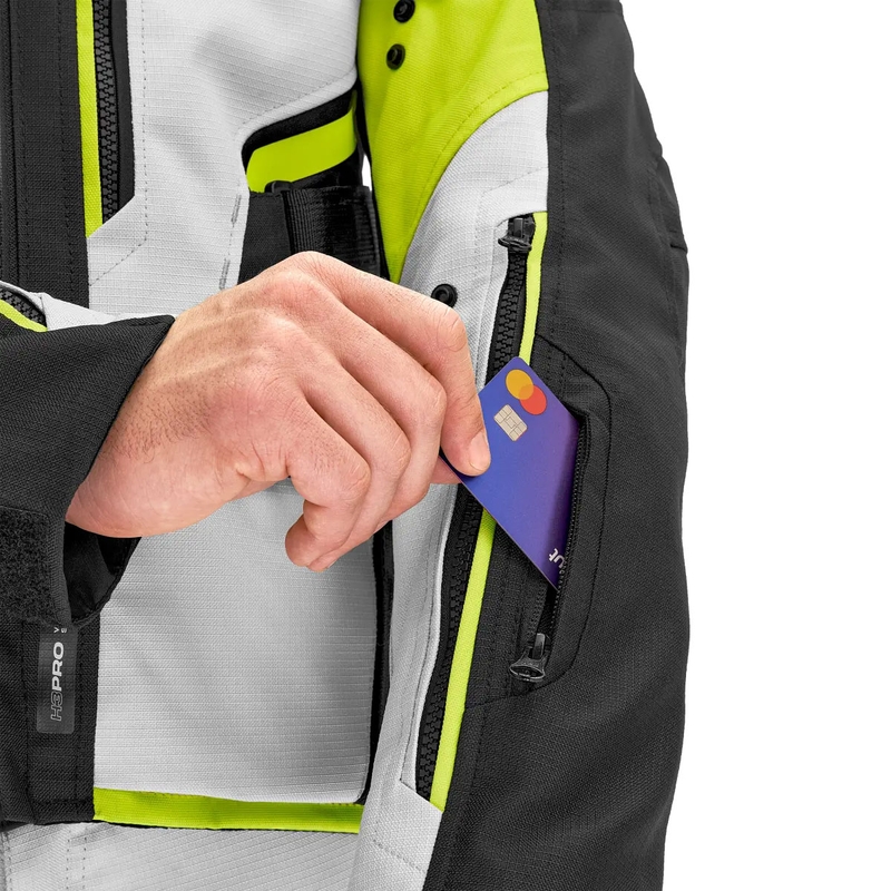 Motoristična jakna Shima Dune fluo rumena