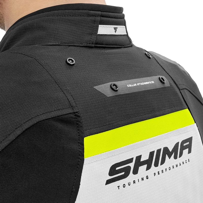 Motoristična jakna Shima Dune fluo rumena