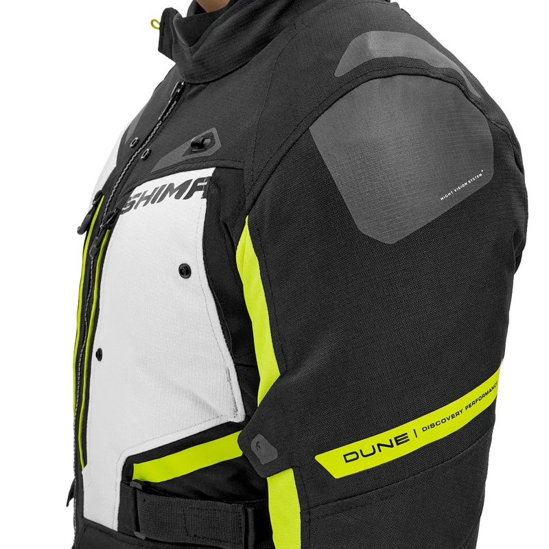 Motoristična jakna Shima Dune fluo rumena