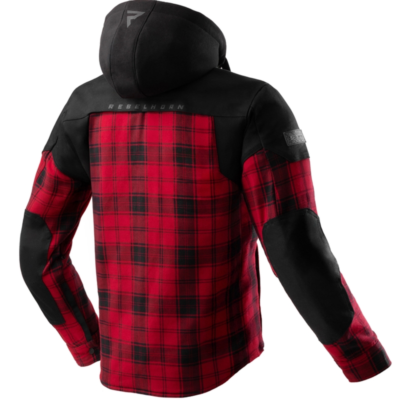 Moto majica Rebelhorn Shifter črno-rdeča
