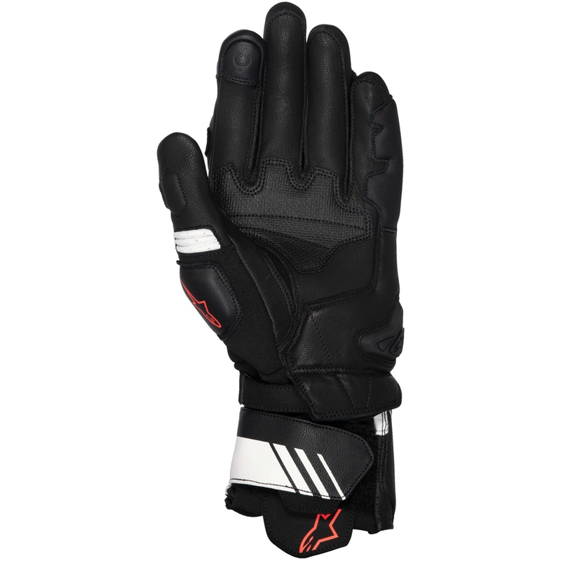 Motoristične rokavice Alpinestars GP Plus R V3 črno-belo-fluo rdeče