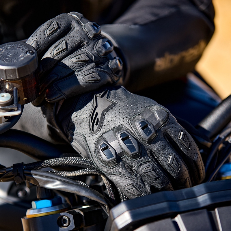 Motoristične rokavice Alpinestars SP X 7 črno-črne