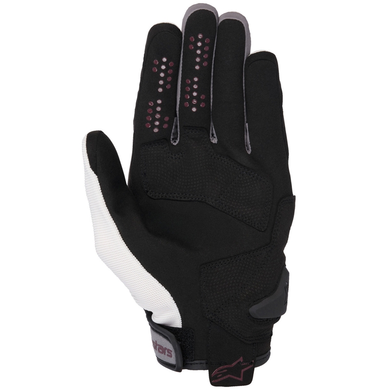 Ženske motoristične rokavice Alpinestars Chrom V2 bele umazano-vijolične barve