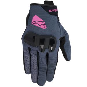 Ženske motoristične rokavice Alpinestars Chrom V2 temno sivo-črno-vijolične