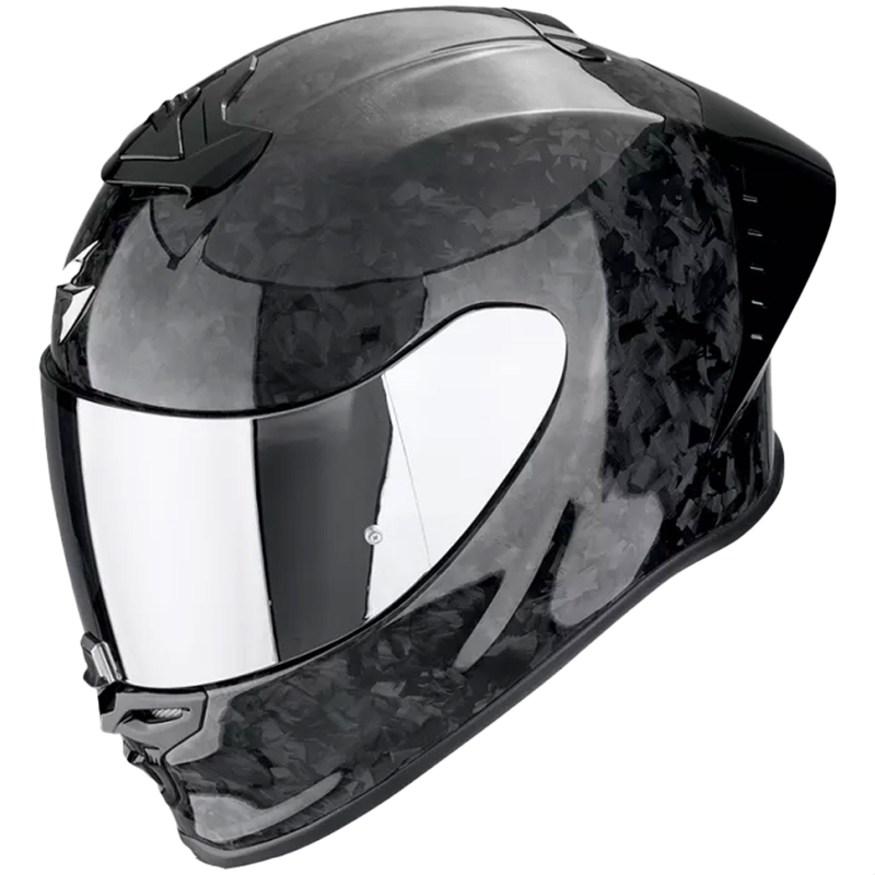 Scorpion EXO-R1 EVO II CARBON ONYX AIR integralna motoristična čelada črne barve