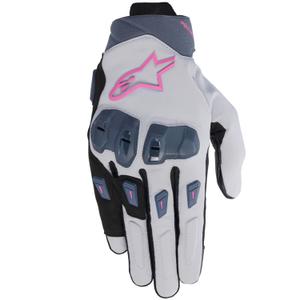 Alpinestars STELLA SP X 3 ženske motoristične rokavice sivo-temno sivo-črno-roza