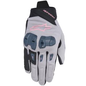 Alpinestars STELLA SP X 1 ženske motoristične rokavice sivo-črno-temno sivo-roza