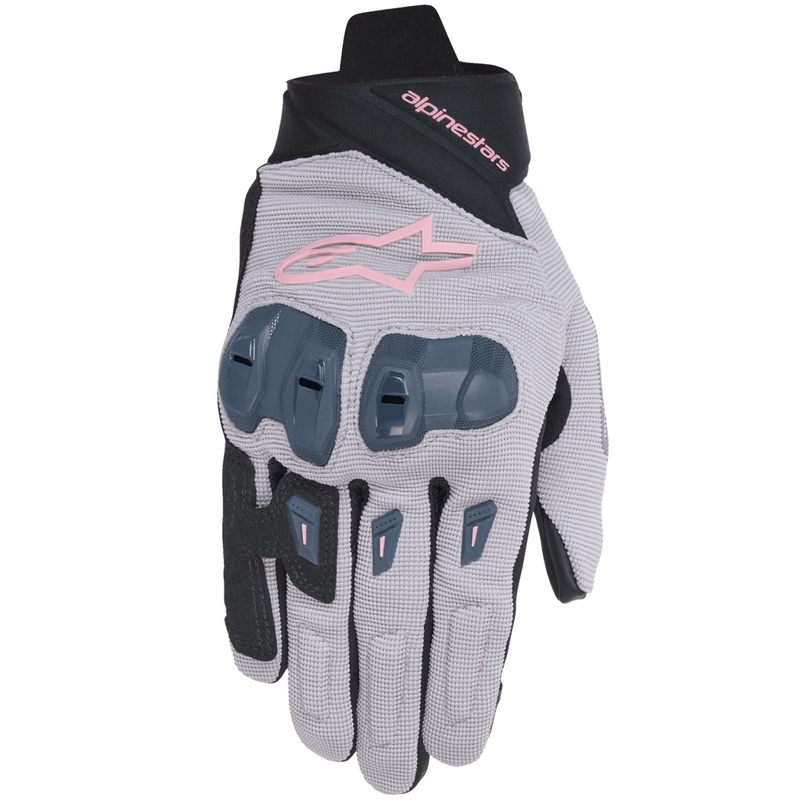 Alpinestars STELLA SP X 1 ženske motoristične rokavice sivo-črno-temno sivo-roza