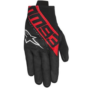 Kolekcija motorističnih rokavic Alpinestars Reef V2 MM93 črno-rdeče-bele