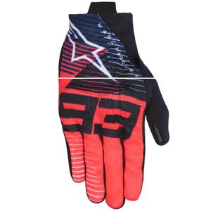Zbirka motorističnih rokavic Alpinestars Reef V2 MM93 Fluo Red-Blue-White
