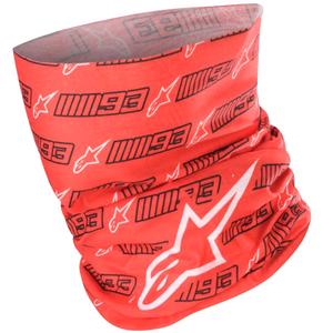 Kolekcija ovratnih gamaš Alpinestars MM93 rdeče-črno-bele barve
