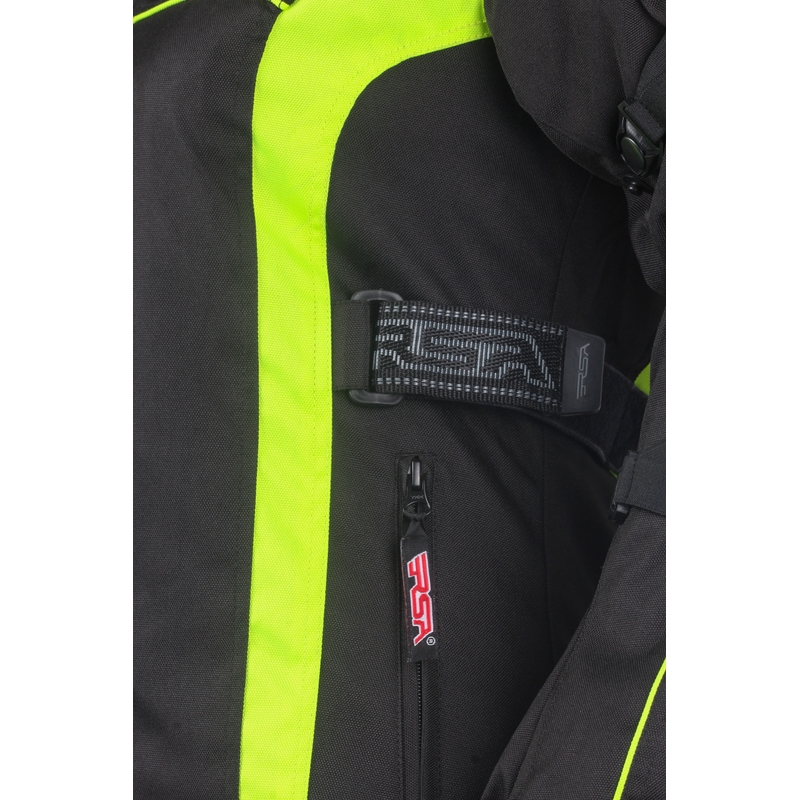 Ženska motoristična jakna RSA SW-01 black-fluo yellow razprodaja