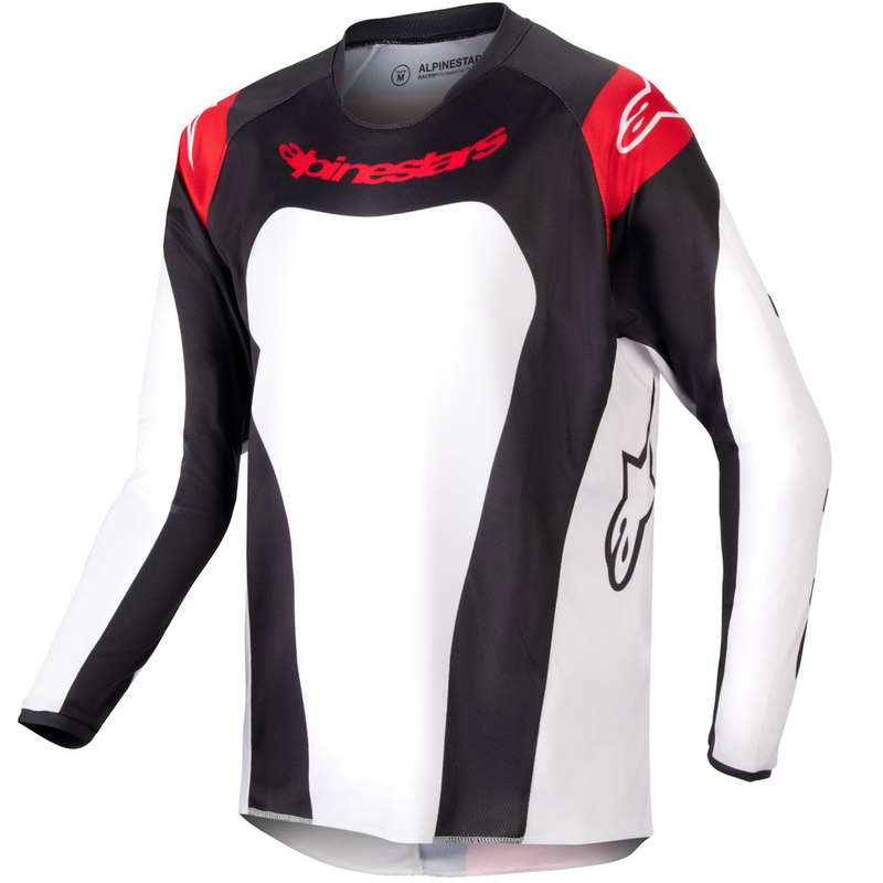 Otroška motokros majica Alpinestars Racer Ocuri rdeče-belo-črna