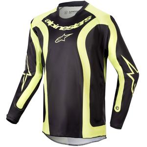 Otroški motokros dres Alpinestars Racer Lurv črno-fluo rumen