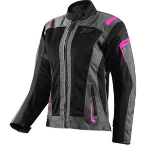Ženska motoristična jakna Seventy Degrees SD-JT68 Sahara sivo-roza