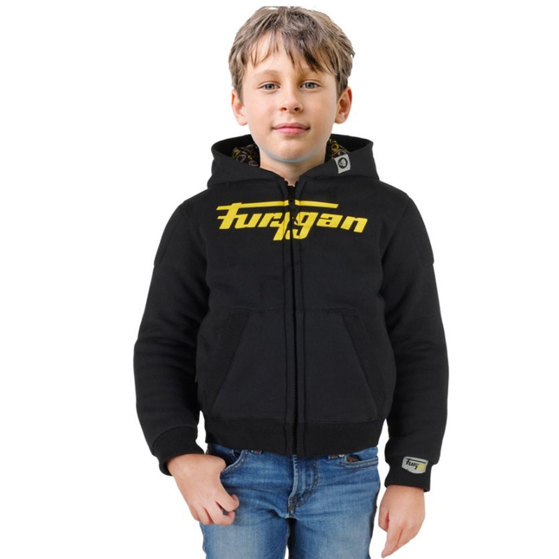 Furygan Luxio Kid Črno-rumena motoristična majica