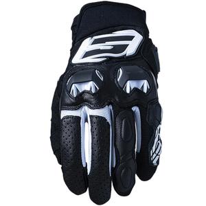 Motoristične rokavice Five SF3 črno-bele