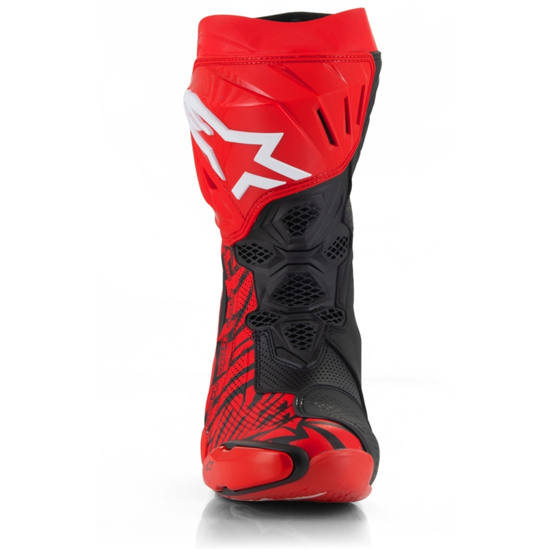 Motoristični škornji Alpinestars Supertech R Vented limited edition Francesco Bagnaia rdeče-črni