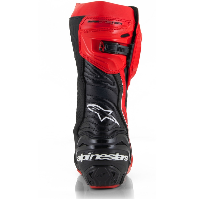 Motoristični škornji Alpinestars Supertech R Vented limited edition Francesco Bagnaia rdeče-črni