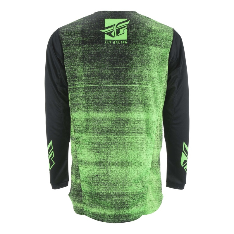 Motokros dres FLY Racing Kinetic NOIZ 2019 - ZDA black-fluo green razprodaja