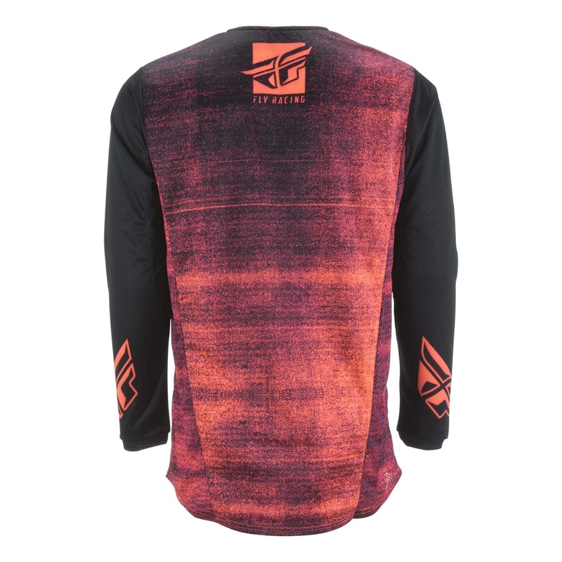 Motokros dres FLY Racing Kinetic NOIZ 2019 - ZDA black-fluo red razprodaja