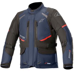 Motoristična jakna Alpinestars Andes Drystar temno modra-črno-rdeča