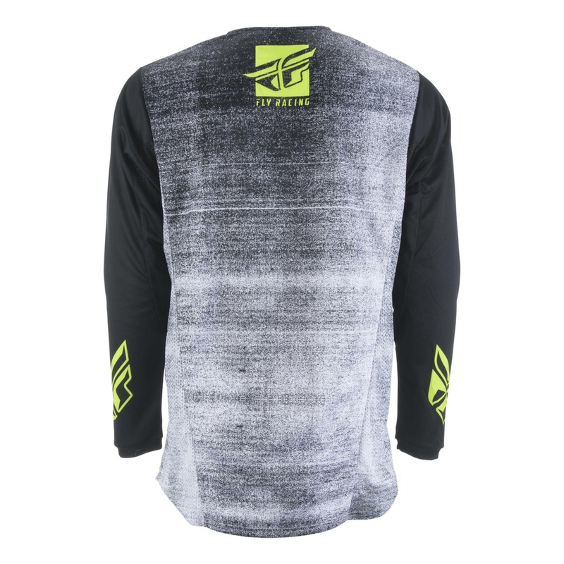 Motokros dres FLY Racing Kinetic NOIZ 2019 - ZDA black-fluo yellow razprodaja
