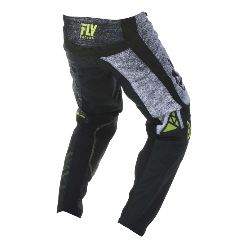 Motokros hlače FLY Racing Kinetic NOIZ 2019 - ZDA black-fluo yellow