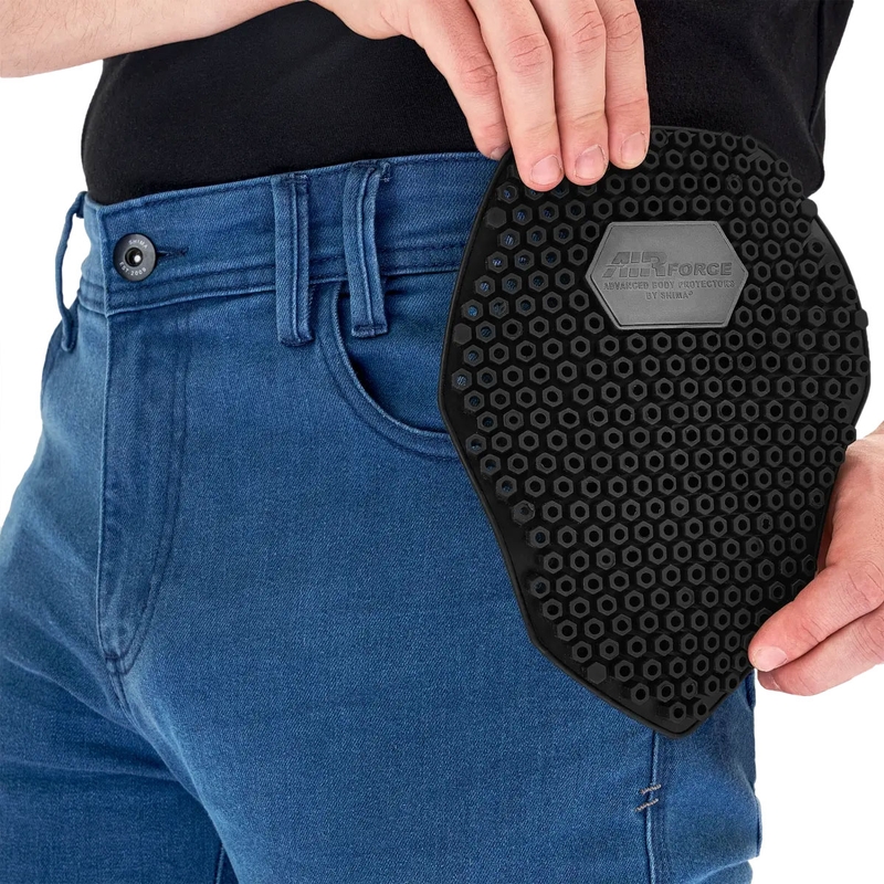 Modre motoristične kavbojke Shima Zenith