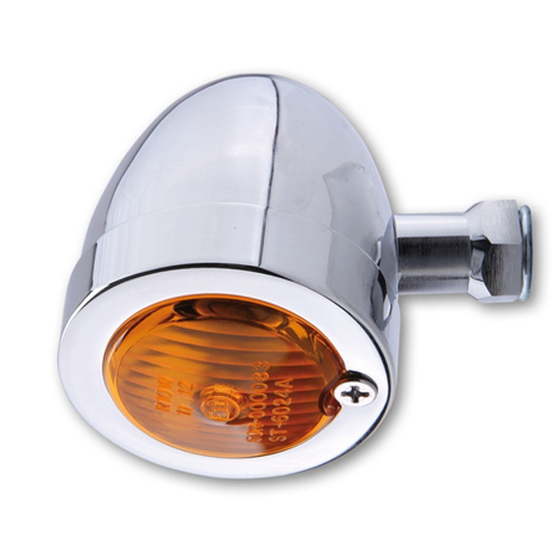 Motoristični smerniki Highsider Smart Bullet Flat krom